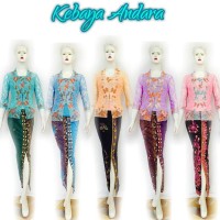 KEBAYA ANDARA BROKAT BORDIR MODERN UNTUK WISUDA/MUSLIM/PESTA/LAMARAN