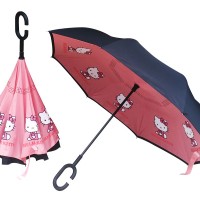 Jual payung terbalik hello kitty - jas hujan Murah