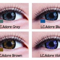 soflens Living color adore Softlense Gray Blue Brown Violet softlens