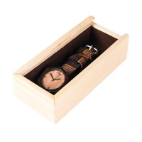 Kerajinan Lokal Hexagon Sonokeling Jam Tangan Pria - Brown