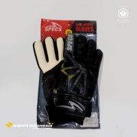 Sarung Tangan Kiper SPECS Geronimo GK Gloves Black/White Pakai Tulang