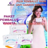 Jual Paket Pembalut Wanita Airiz Tiens Day Night & Pantyliner Herbal Tiens Murah