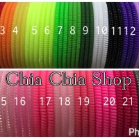 Jual Spiral Pelindung Kabel (Pink Fanta, Biru Tua, Merah) Murah