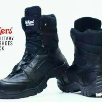 BEST SELLER SEPATU DELTA KICKERS SAFETY ARMY TACTICAL TERBARU HITAM