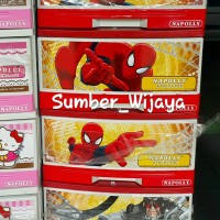 Jual Lemari Laci Plastik Napolly Susun 5 - Spiderman SFC2 5000 SPGC Murah
