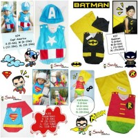 Jual kostum bayi SUPERMAN BATMAN unik lucu Jumper Karakter bukan carters Murah