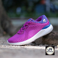 SNEAKERS SEPATU KETS ADIDAS ALVABOUNCE RUNNING PURPLE GRADE ORIGINAL
