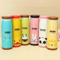 Jual Termos Air ANIMAL Karakter Botol Minum Anak Panas Dingin Tumbler Unik Murah