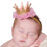 Jual bandana bayi / baby girl headband flower crown Murah