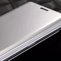 Jual Samsung Galaxy A3 2017/A320 Autolock Flip Cover/Case Clear View Mirror Murah
