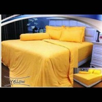 seprei/sprei internal vallery yellow katun, adem, tidak berpasir