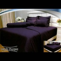 seprei/sprei internal vallery purple polos, katun, adem,tdk berpasir