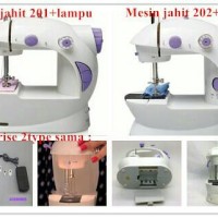 Jual mesin jahit portable 4in1 / mini sewing machine + lampu Murah