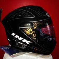 Murah!! Helm INK CL Max Full Face Fullface Black Doff Dop Solid