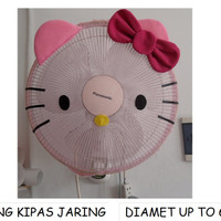 Jual SALE SARUNG KIPAS JARING HELLO KITTY / COVER KIPAS ANGIN Murah