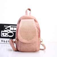 Tas Stud Korea Fashion Wanita Ransel Jalan Murah Pink Formal Import