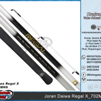 Joran Mancing Spinning DAIWA REGAL X 702MHS (Panjang 2.10M)