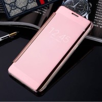 Jual Clear Flip Case Mirror View Samsung Galaxy S8 Plus/+ Auto Lock Cover Murah