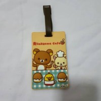 Jual Rilakkuma luggage tag (tag nama untuk koper/tas) Murah
