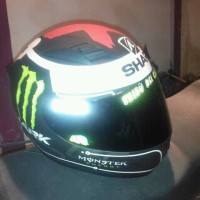 helm kyt rc7 replika shark lorenzo