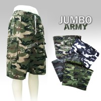 Jual Celana pendek / Motif Loreng / Jumbo Army Murah