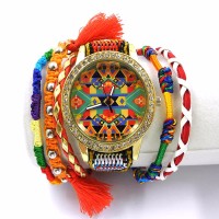 Jual JB0003 - Jam Tangan Layer Tumpuk Etnik Boho / bohemian / hippy Murah