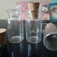 Jual Mini Bottle Charm Cork / Botol mini tutup gabus. Murah