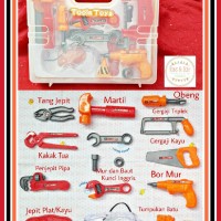 Jual Mainan Edukasi Anak Laki Laki Perkakas Tukang Tool Box Tool Set Toy Murah