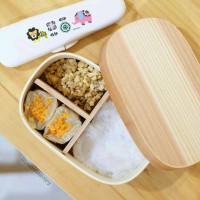 Jual UCHII Wooden Bento Lunch Box - Japanese Style / Kotak Bekal Makan Kayu Murah