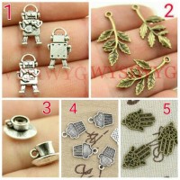 MIX Charm bahan aksesoris kalung gelang bahan accesoris