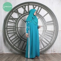 IKLIMA DRESS BY Greenism, Gamis Polos Busui Murah Simpel Elegan