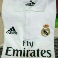 Jual kaos kerah real madrid/polo shirt/adidas/kaos berkerah Murah