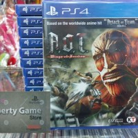 Jual PS4 ATTACK ON TITAN: WINGS OF FREEDOM REG 3 Murah