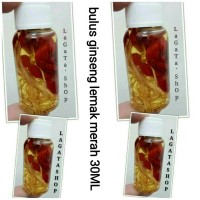 Jual MINYAK BULUS MERAH EXTRA GINSENG (30ML) ASLI PAPUA Murah