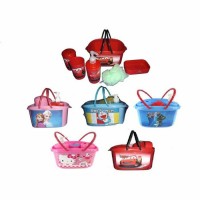 Jual Keranjang Alat Mandi (Bath Set) Anak Karakter Doraemon - TUPPERWARE Murah