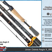Joran Mancing DAIWA AEGIS X 662MB (Panjang 1.98M)
