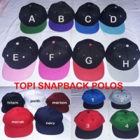 Jual Grosir topi snapback hiphop polos versi bagus kain lidah dobel bukan Murah