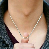 Jual kalung titanium / kalung pria / kalung silver Murah