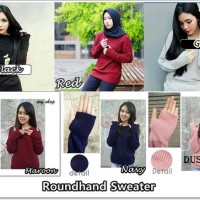 Jual ROUNDHAND SWEATER RAJUT SECKER RJ-538 Murah