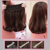 hair clip/hairclip/hair klip blow straight 40cm/wig/ponytail