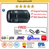 Canon Lens EF-S 55-250 f/4-5.6 IS STM + Free Aksessories Kamera