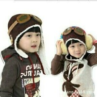 Jual KUPLUK BAYI PILOT WOOL 2-5 TAHUN Murah