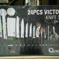 PISAU SET VICTORY KNIFE SET OXONE OX-631 24 PCS