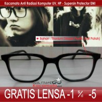 Jual Kacamata Korea Retro | Frame + Lensa Minus Anti Radiasi, Vintage,Bulat Murah