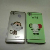 case 3 in 1 electroplating oppo neo 9 A37 hard case motif cartoon A37