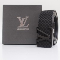 GESPER IKAT PINGGANG KANTOR PRIA IMPORT | L**IS VUITTON LV BLACK MAN