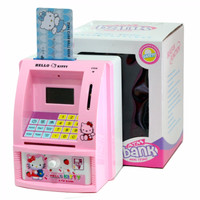 MAINAN ANAK CELENGAN ATM HELLO KITTY