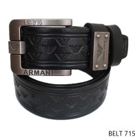 GFP - Ikat Pinggang Unik Pria Semi Kulit Hitam BELT 715
