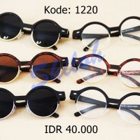Jual Kacamata Sunglasses Boboho / John Lennon Bulat Bundar Murah