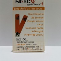 Jual Strip Nesco Uric Acid (Asam Urat) - Refill Murah